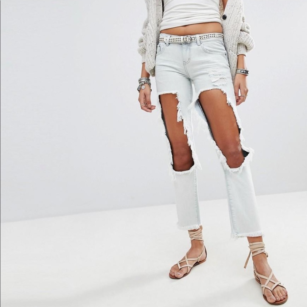 NWT One teaspoon diamonde baggies boyfriend Jean